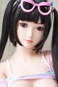 Akia, 140 cm Anime TPE-Sexpuppe, konfigurierbar