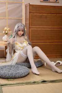 Atsushi, 160 cm Anime Sexpuppe mit Silikonkopf und TPE-Körper, konfigurierbar