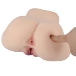 A4 TPE Natürliche Hautfarbe Gesäß mit vaginalen und analen Fähigkeiten