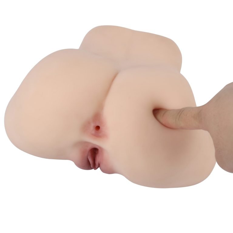 A4 TPE Natürliche Hautfarbe Gesäß mit vaginalen und analen Fähigkeiten