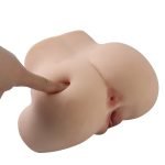 A4 TPE Natürliche Hautfarbe Gesäß mit vaginalen und analen Fähigkeiten