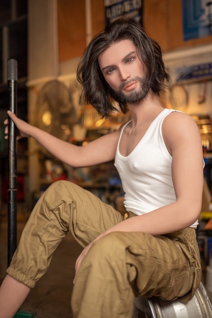 Arthur, 165 cm männliche Sexpuppe mit Silikonkopf und TPE-Körper, konfigurierbar