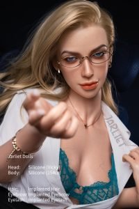 Herpin, 154 cm Silikon-Sexpuppe, konfigurierbar