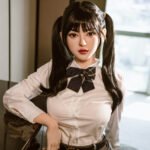 Mei, 160 cm Cosplay Sexpuppe mit Silikonkopf und TPE-Körper, konfigurierbar