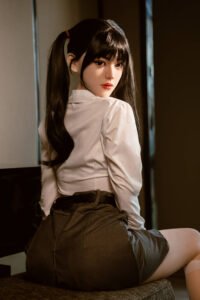 Mei, 160 cm Cosplay Sexpuppe mit Silikonkopf und TPE-Körper, konfigurierbar