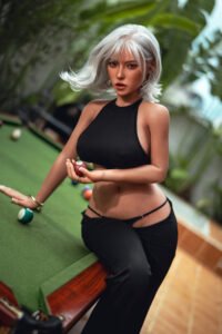 Denyse, 164 cm Sexpuppe mit Silikonkopf und TPE-Körper mit beweglichem ROS-Kiefer, konfigurierbar