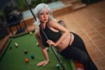 Denyse, 164 cm Sexpuppe mit Silikonkopf und TPE-Körper mit beweglichem ROS-Kiefer, konfigurierbar