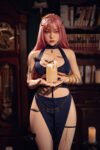 Denyse, 164 cm Sexpuppe mit Silikonkopf und TPE-Körper mit beweglichem ROS-Kiefer, konfigurierbar