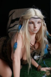 Oury, 170 cm Cosplay Silikon-Sexpuppe mit beweglichem ROS-Kiefer, konfigurierbar