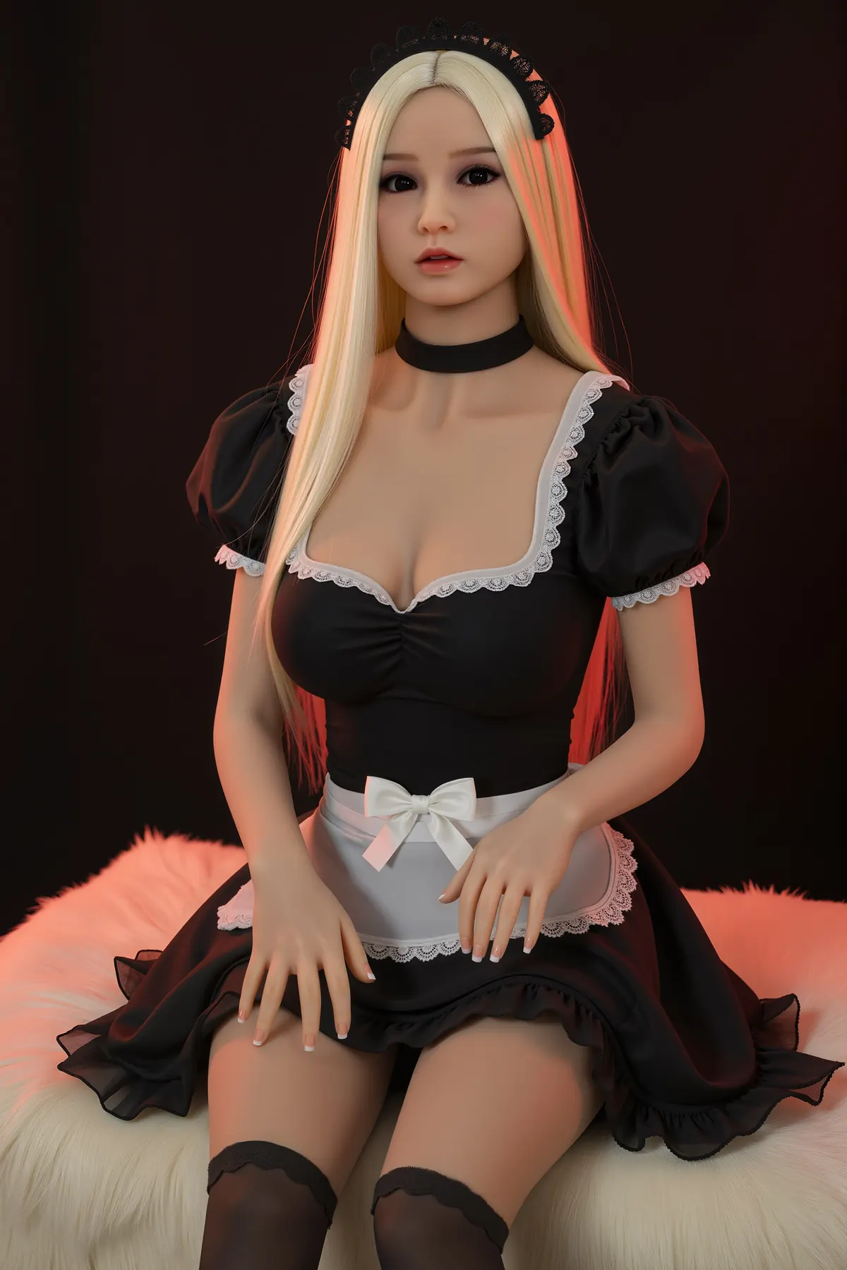 Ninon Delorme, 168 cm Silikon-Sexpuppe, Kopf 205, konfigurierbar