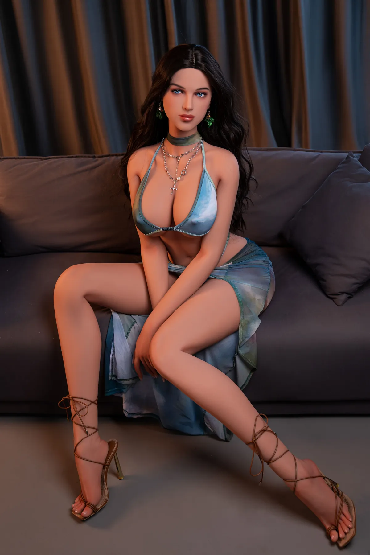 Vérane, 170 cm Silikon-Sexpuppe, Kopf 145, konfigurierbar