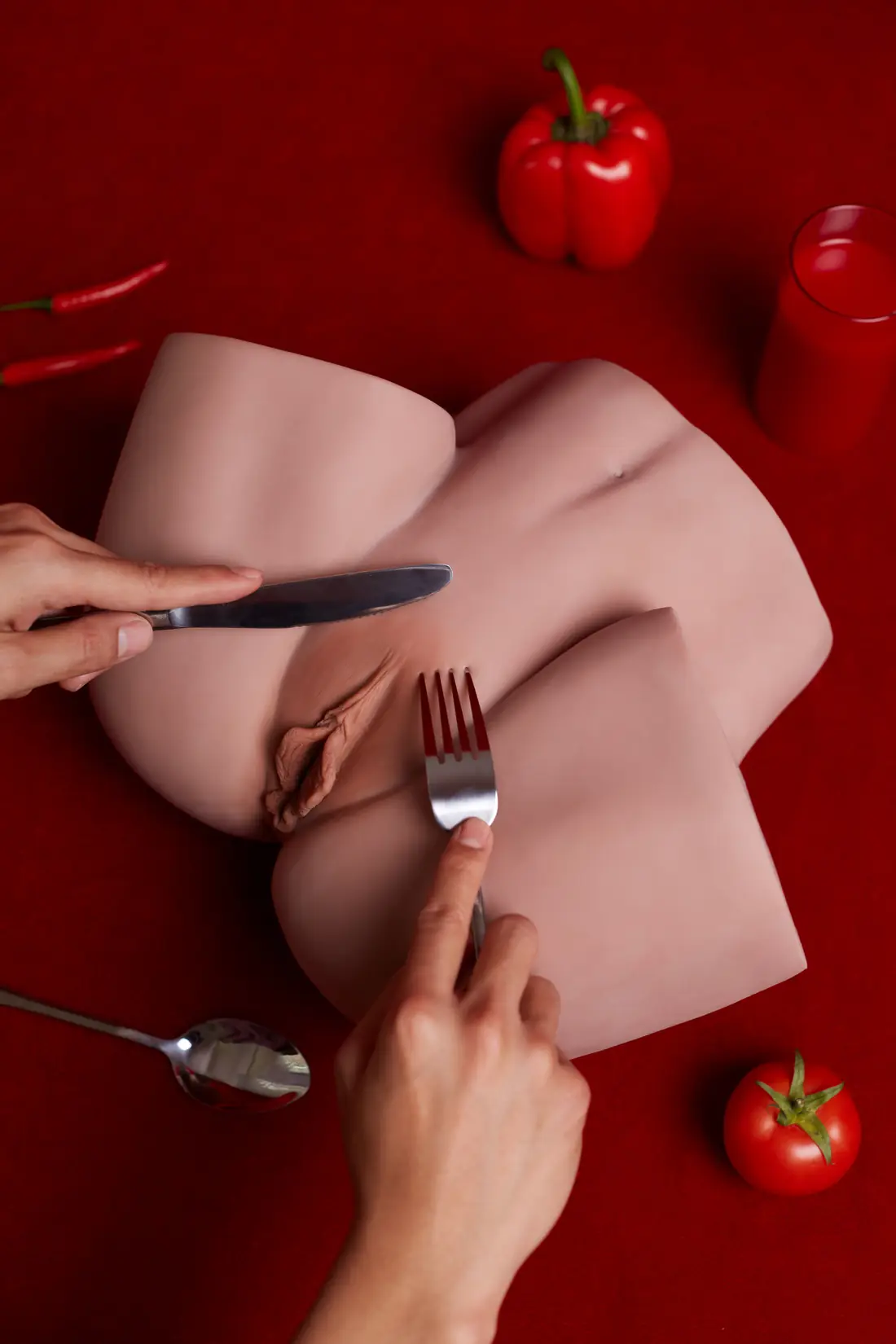 R4 Butt Torso CLM ✓ Realistischer Körperstrümpfe in TPE