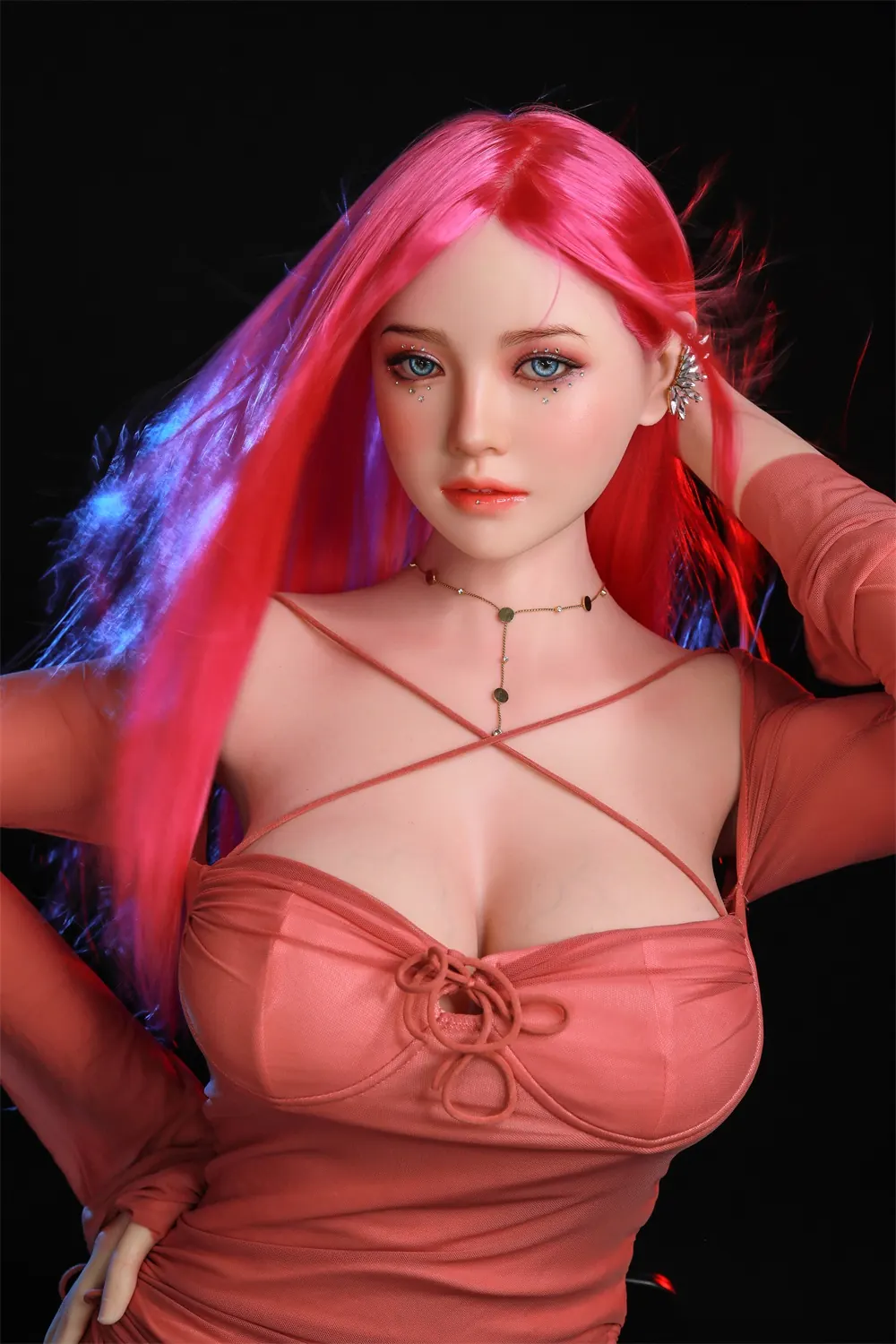 Aliénor Vassal, 172 cm Silikon-Sexpuppe, Natürliche Hautfarbe, konfigurierbar