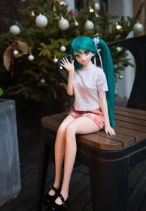 Miku J60, 60 cm Anime Silikon-Sexpuppe
