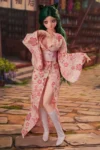 Saki J60, 60 cm Anime Silikon-Sexpuppe