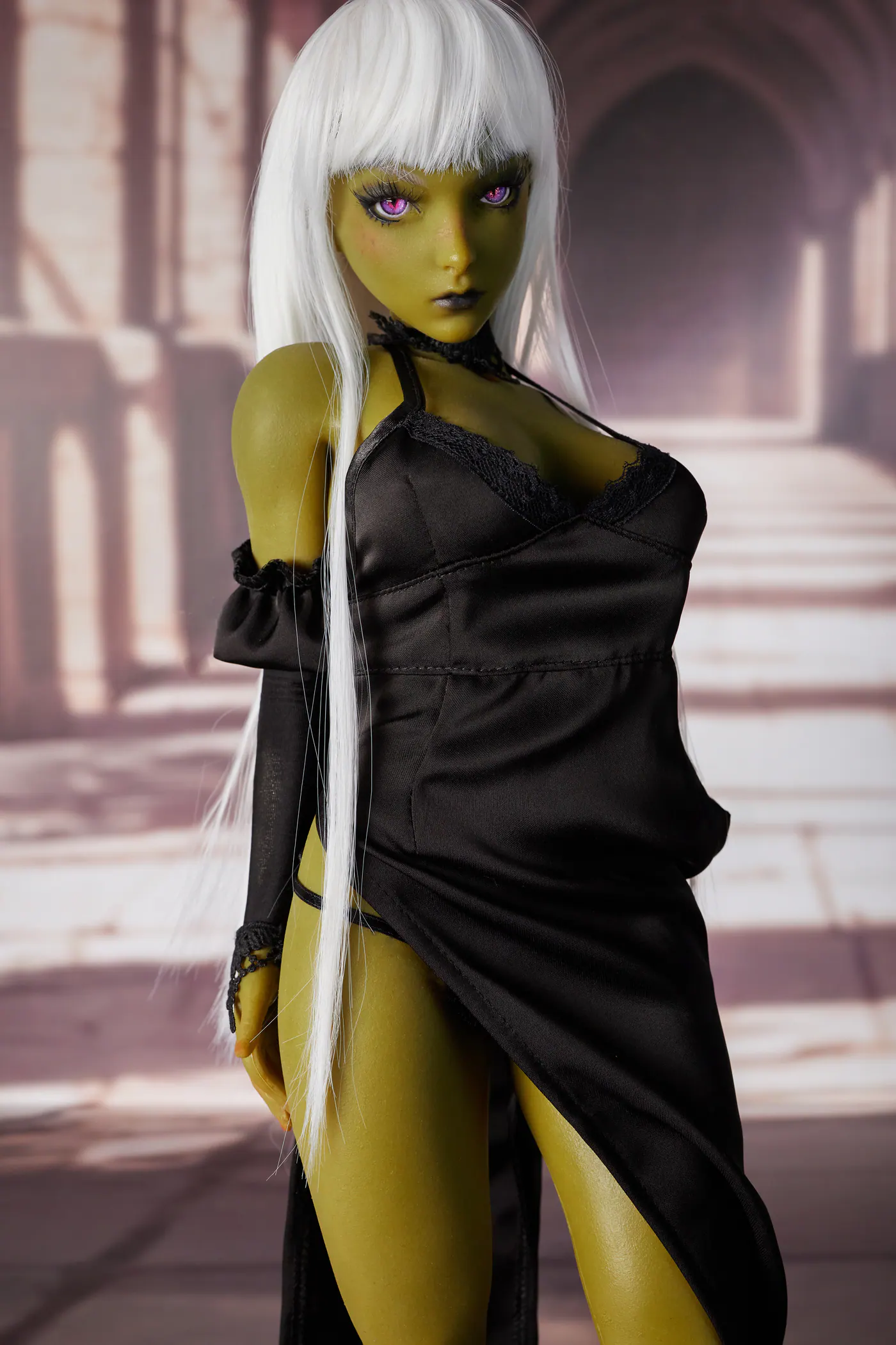 Momoko Si60 L, Silikon-Sexpuppe, Hautfarbe Oliv, konfigurierbar