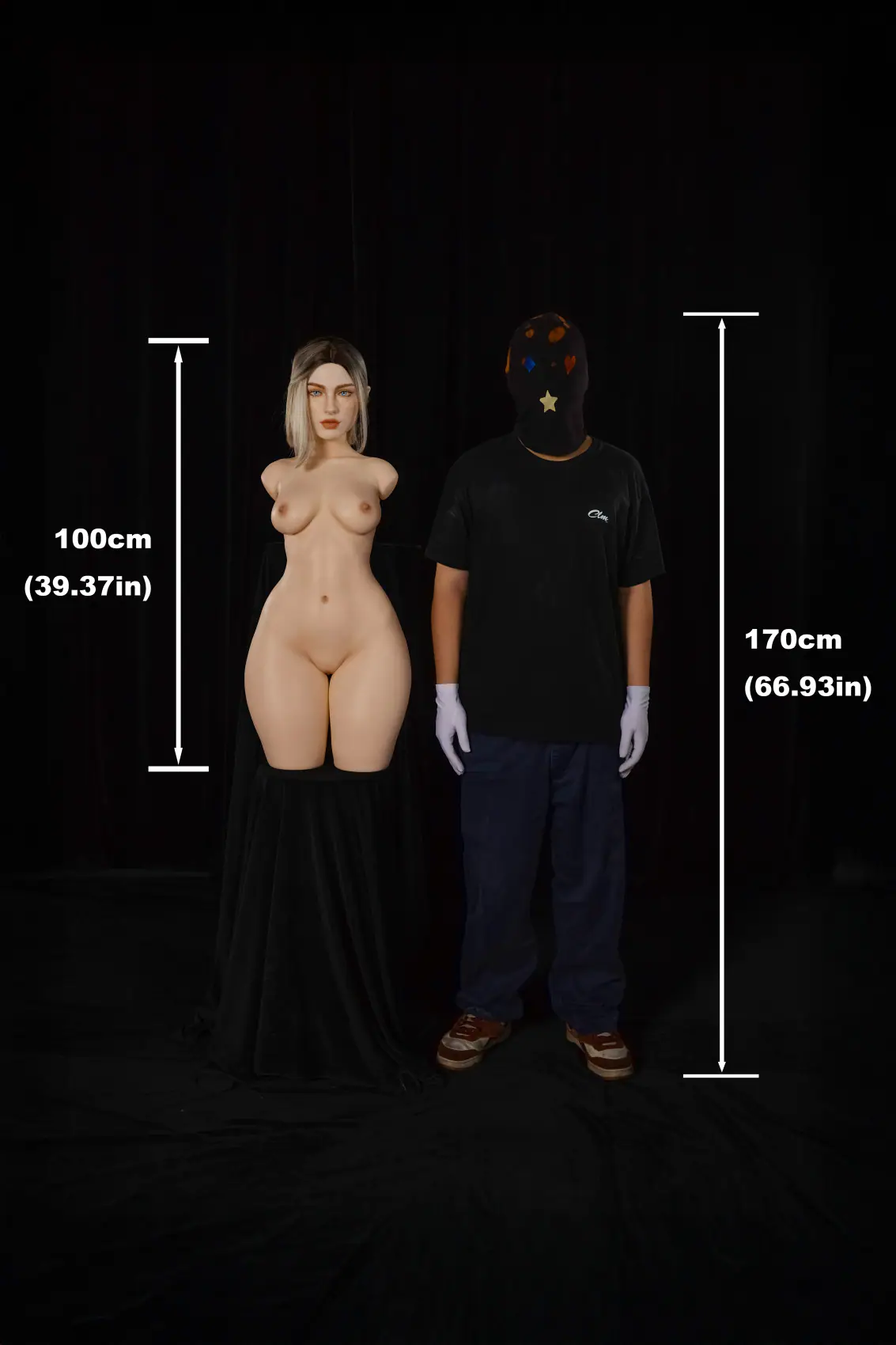 Eydis naturel - Buste ULW 882 avec tête 1