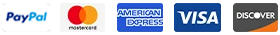 PayPal, Visa, Mastercard, American Express und Discover